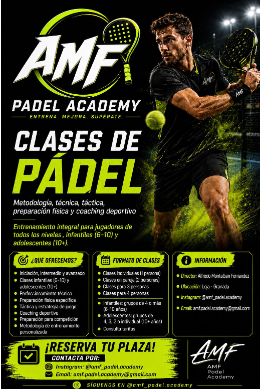 Clases AMF Padel Academy